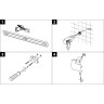 Бумагодержатель LEMARK SMOOTH LINE с крышкой, графит 9726012